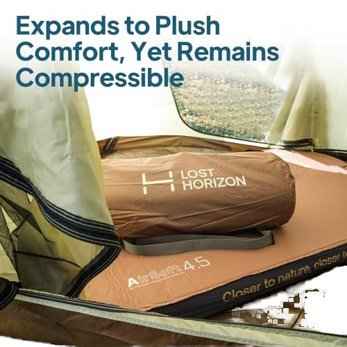 Portable Self-Inflating Pad Camping Mat Thick Solid Foam Outdoor Roll