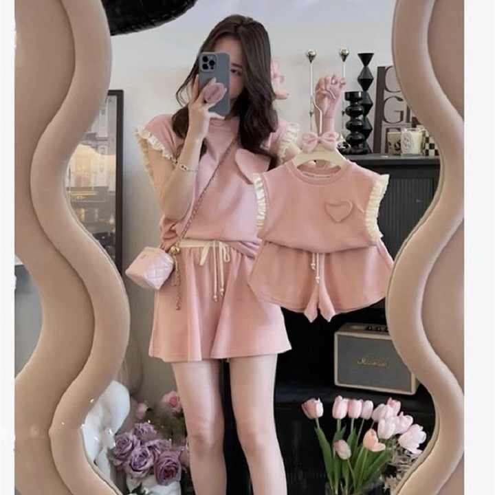 New Summer Mother and Daughter Clothes Set and Matching Family Outfits 