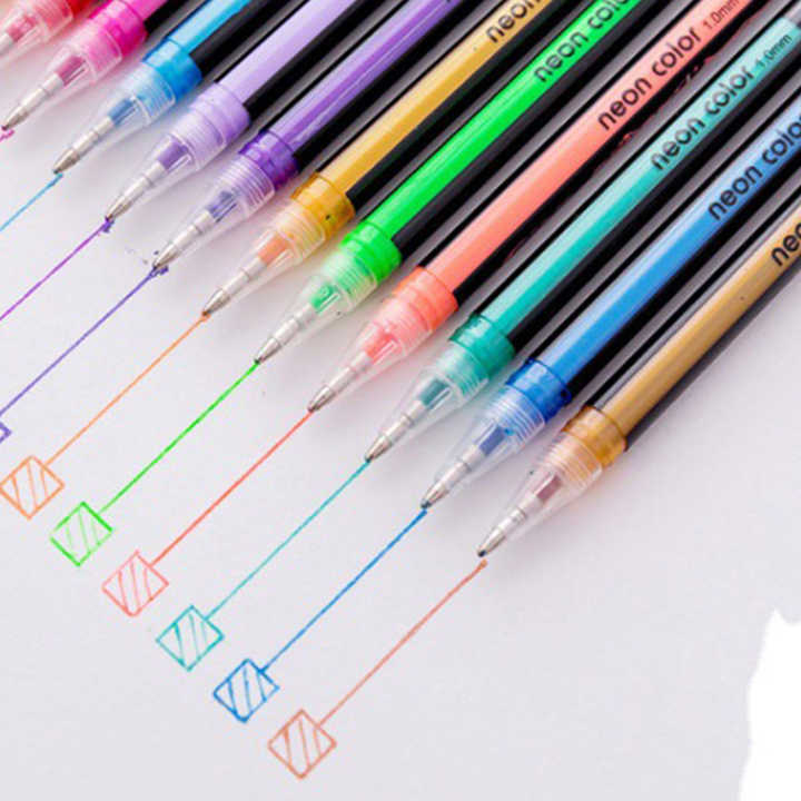 Colored Gel Pens - School and office supplies 