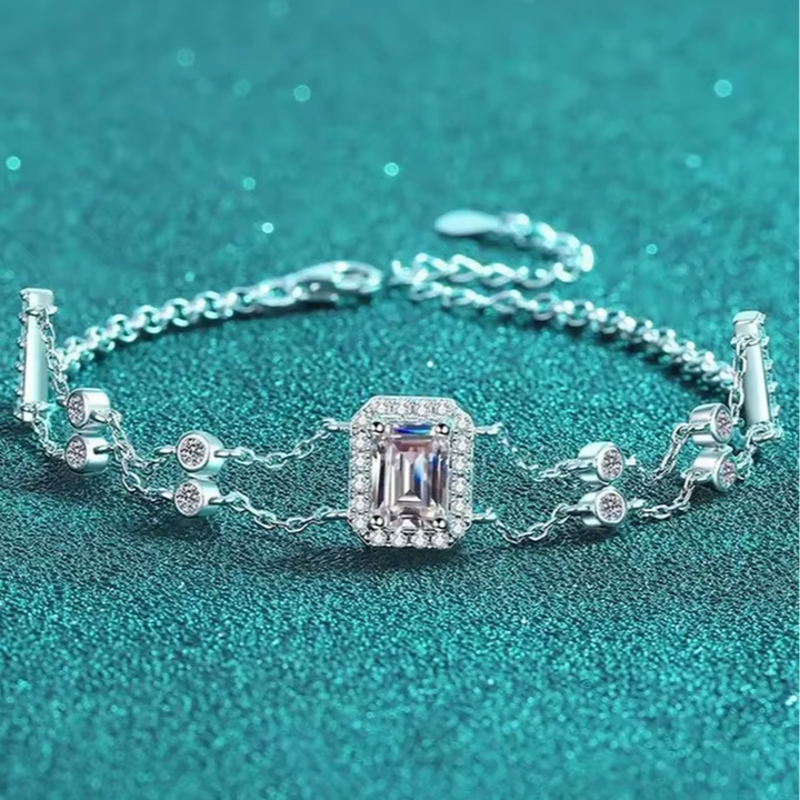 Luxury silver bracelet 