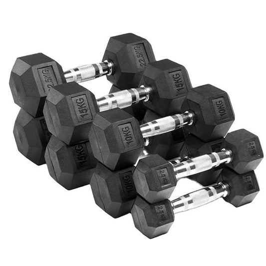 iron dumbbell set 