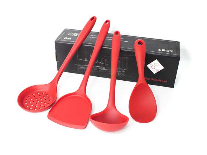 Cookware Set 4 Pieces Silicone Utensils 
