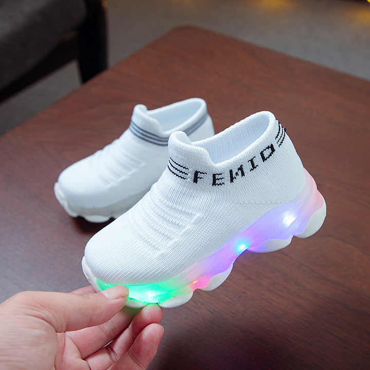 Girls' LED Light Sneakers