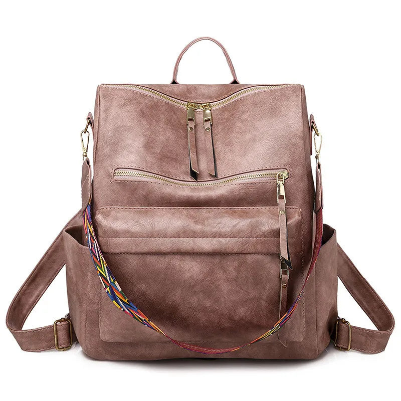 Luxury women's faux leather bag 