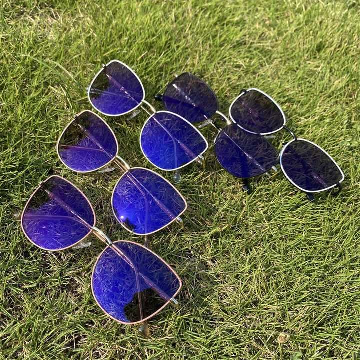 Photochromic Metal Black Sunglasses 