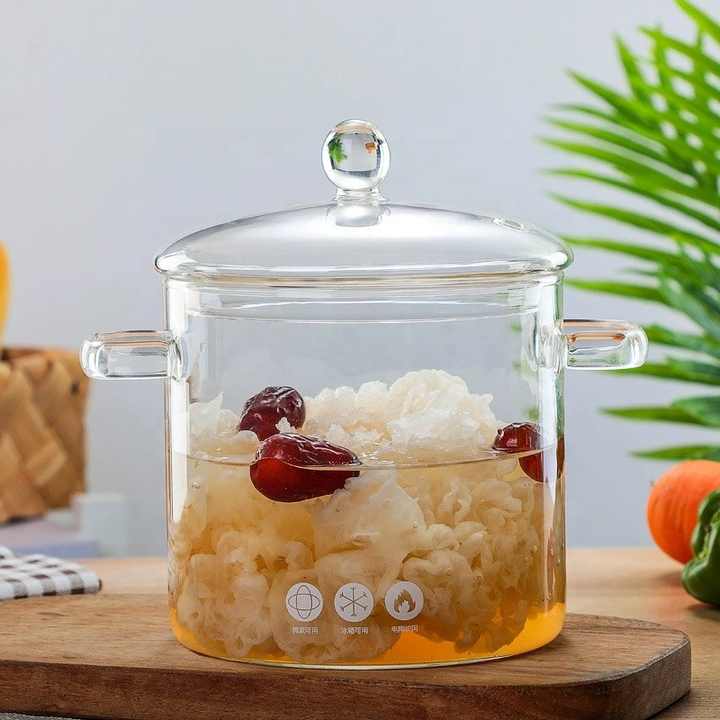 Transparent cooking pot food warmers