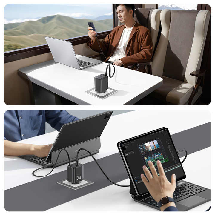 Travel Charger with Cable Set 