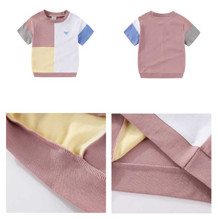 تي شيرت قطني شورت غير رسمي   T-shirt Shorts Casual Printed