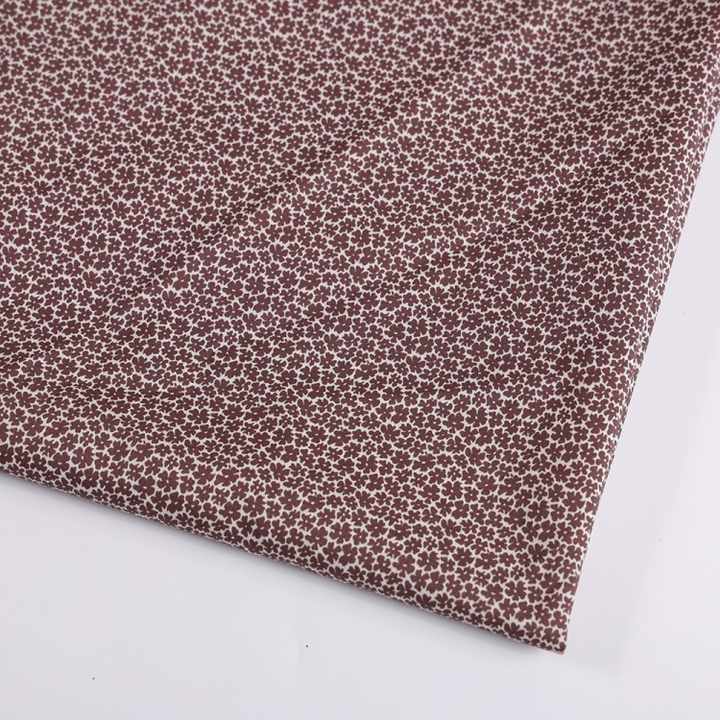 Plain Tiled Flower Pattern 90gsm Digitally Printed Cotton 