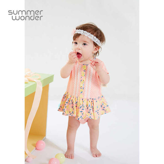 Girls' Summer Romper Jumpsuit 