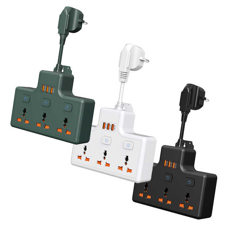 الأكثر مبيعًا لوحة طاقة عالمية ، واقي زيادة الشحن . Best Selling Universal Power Strip, Mobile Phone Fast