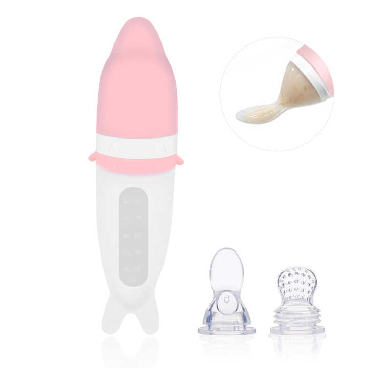Dolphin Tail Baby Food Spoon 