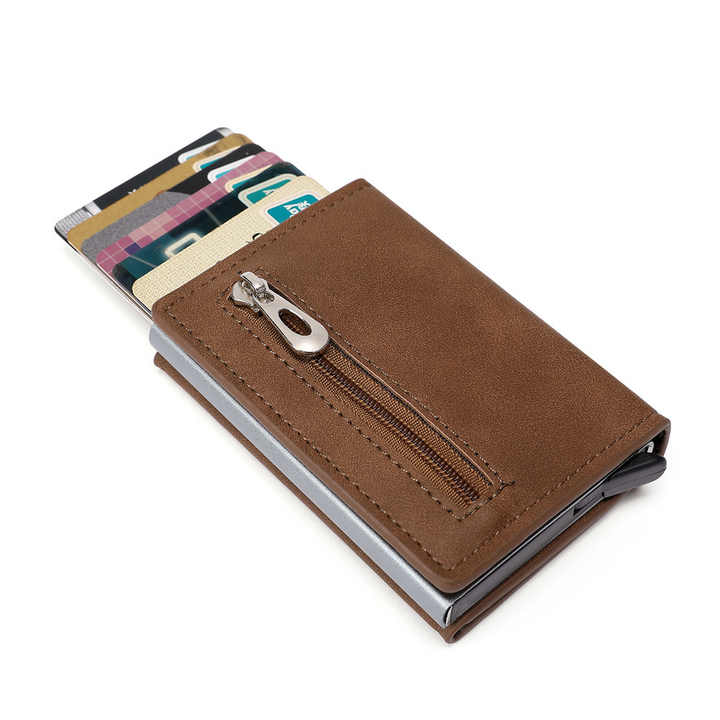 Ready to ship Anti-theft Leather Wallet for Men Popular 