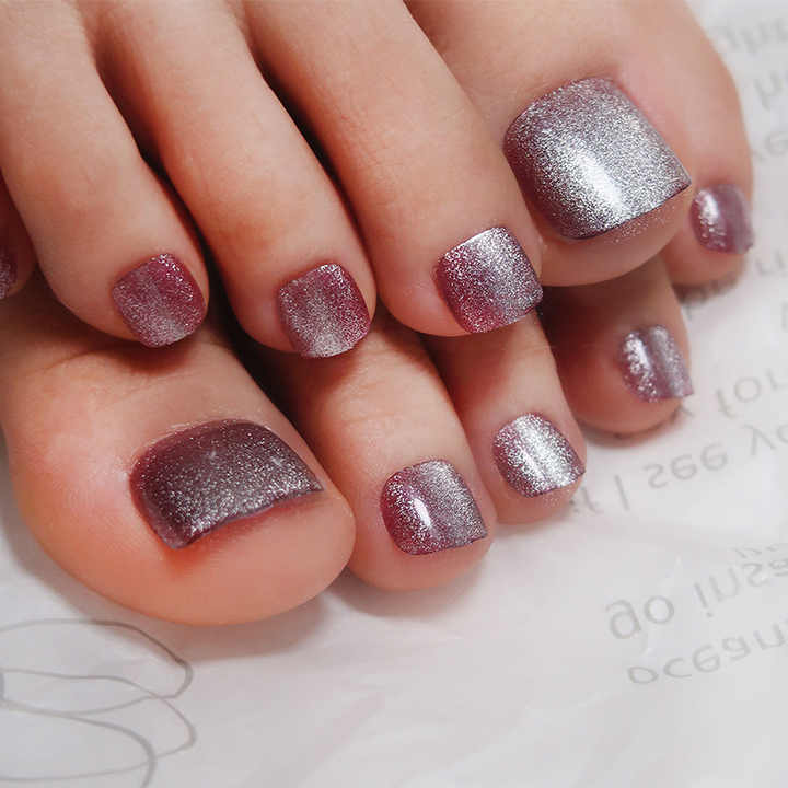 Tips Full Nails Cover Press on Natural 