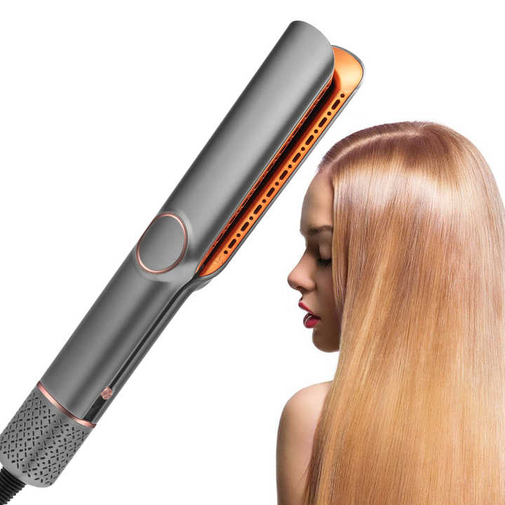 Iron Wet to Dry Air Hair Straightener- Professional Titanium Hair Straightener, 