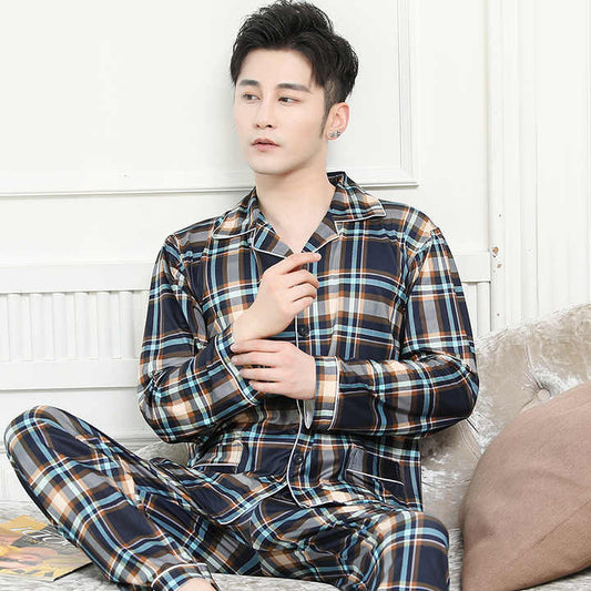Men's silk pajamas