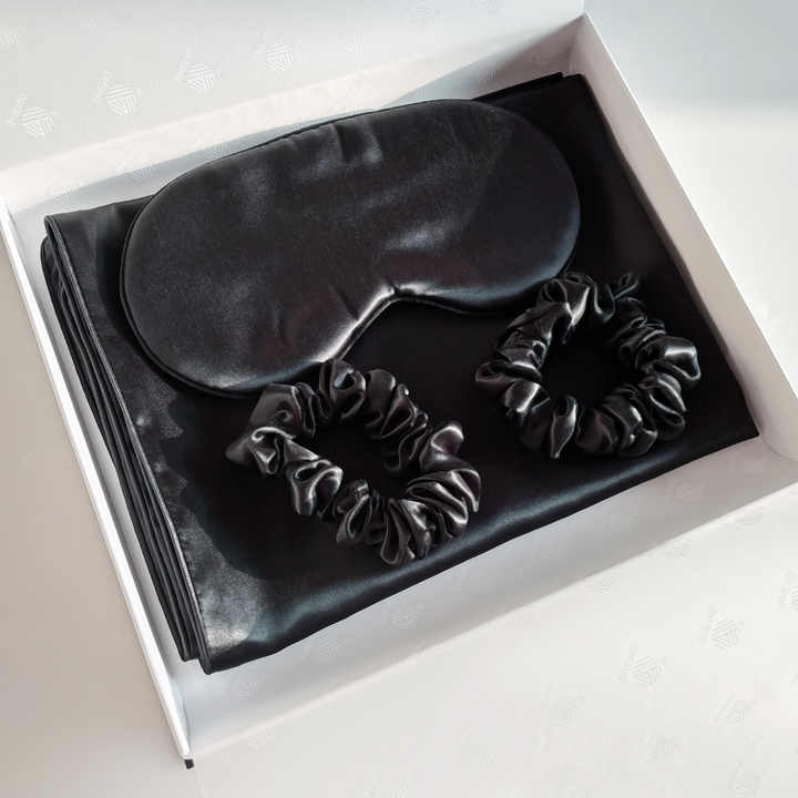 100% Mulberry Silk Pillow Case Silk Sleep Eye - عرض خاص طقم هدايا عصري بتصميم خاص