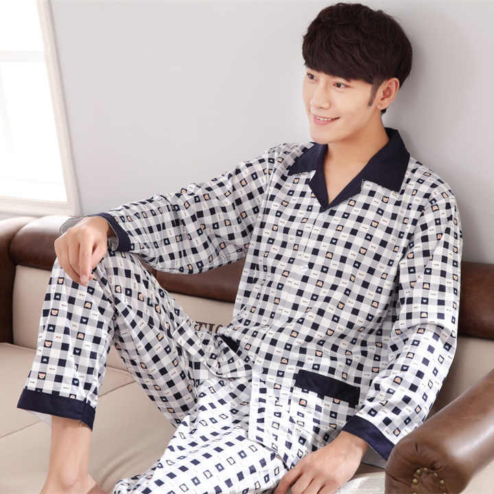 Winter pajamas long sleeve home clothes sets. 