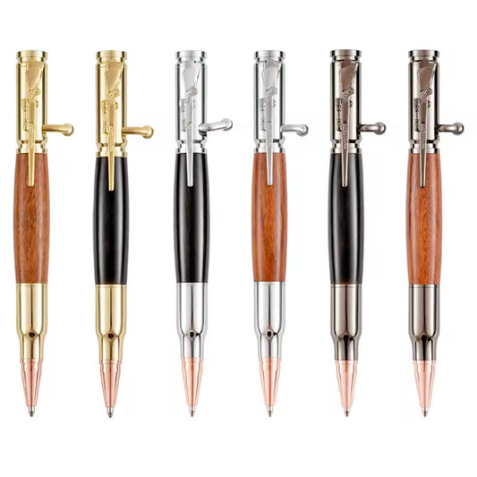 Ballpoint Pen Business Brass Screw Pressure Gun Rose 