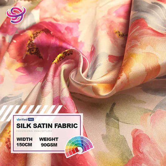 Polyester Plain - Satin Fabric 