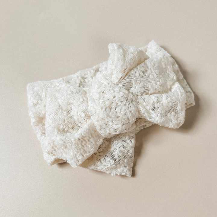 Handmade soft lace hair accessories 