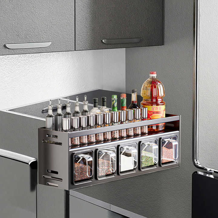 رف تخزين معدني مثبت على الحائط للحدائق المنزلية والتدبير المنزلي Wall Mounted Metal Storage Rack for Home Garden and Housekeeping