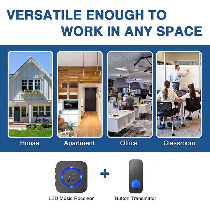 Wireless smart doorbell 