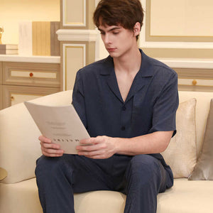 Men's spring and summer pajamas, sleepwear. 