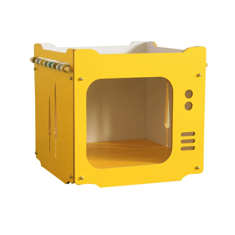 بيت الحيوانات الأليفة مع أرجوحة منزل قابل للإزالة . اكسسوارات حيوانات