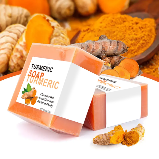 White Turmeric Square Soap 