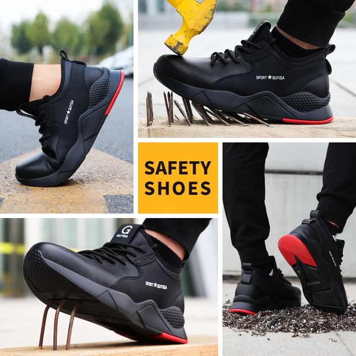 Modern black men's shoes 