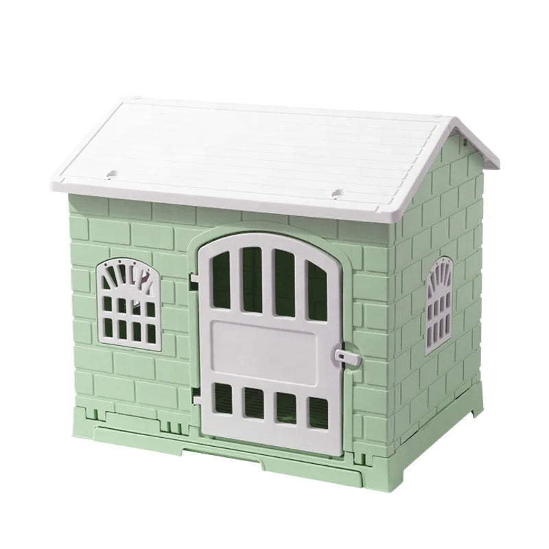 Modern Plastic Dog Cage - Animal Accessories 