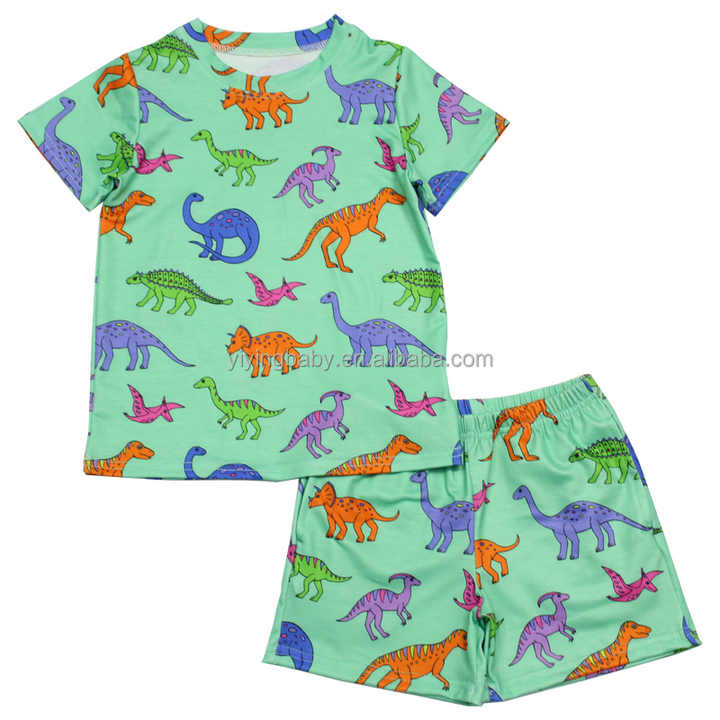 Boys' Shorts 2-Piece Short Sleeve Outfit 