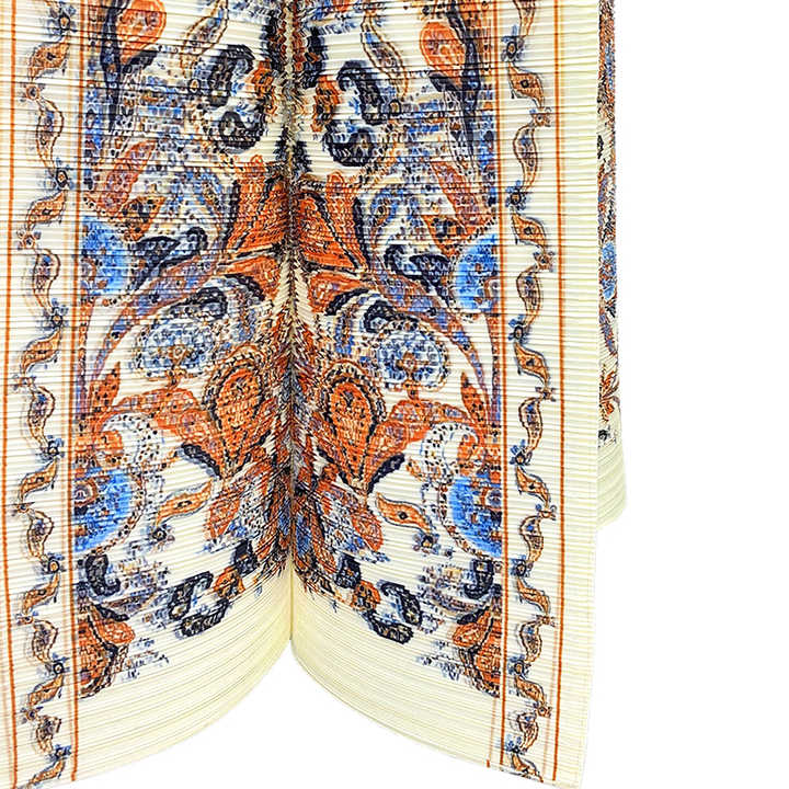 Miyake colorful abaya