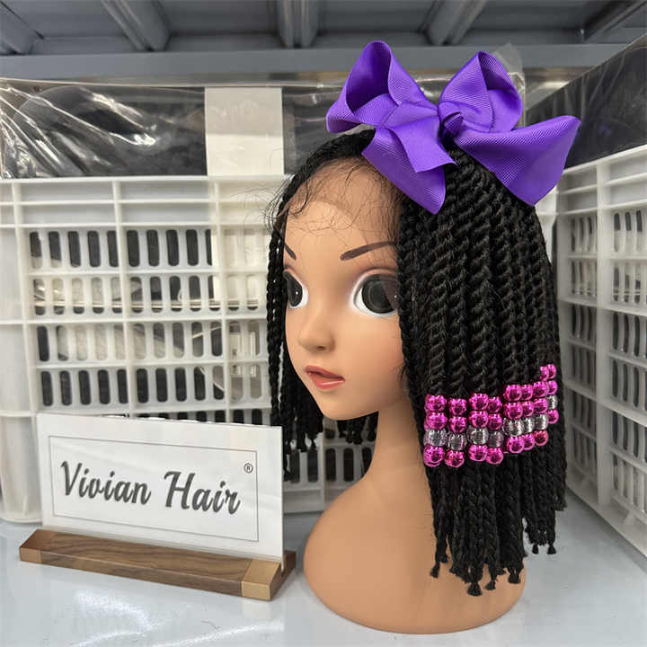 Soft African Hair Wig Hair Accessories for Kids 