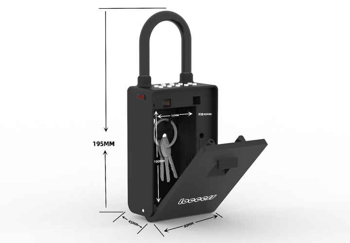 Smart key lock box 