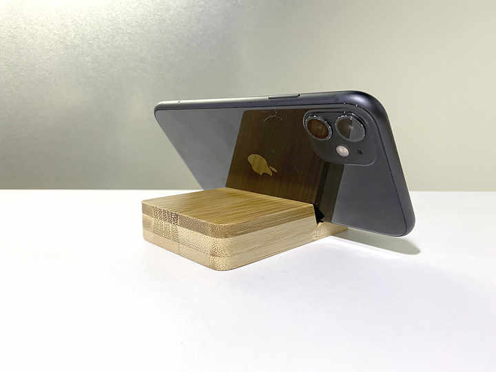 Natural Bamboo Multifunctional Customizable Mobile 