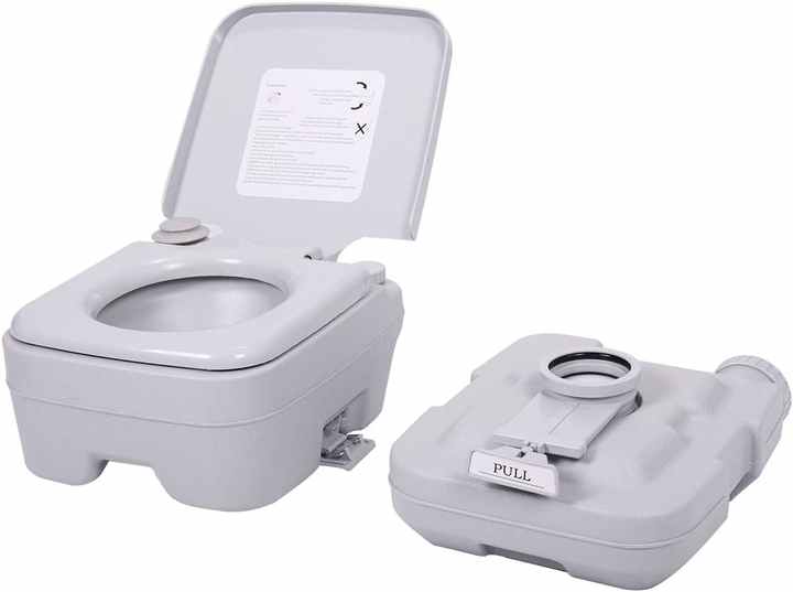 Portable toilet for camping travel 