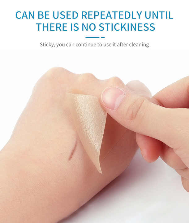 شريط من السيليكون لازالة آثار حب الشباب, يمكن  .  Silicone strip for removing acne scars,