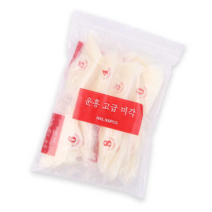 Transparent nails 