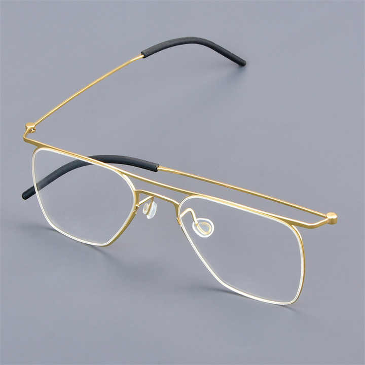Ultralight titanium eyeglass frame 