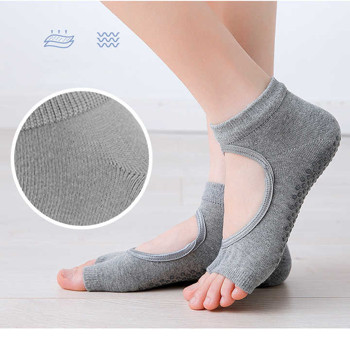 Yoga Socks Yoga Anti-slip Sock for Split Toe Anti-slip Yoga Socks Fingerless Anti-slip Yoga Socks 