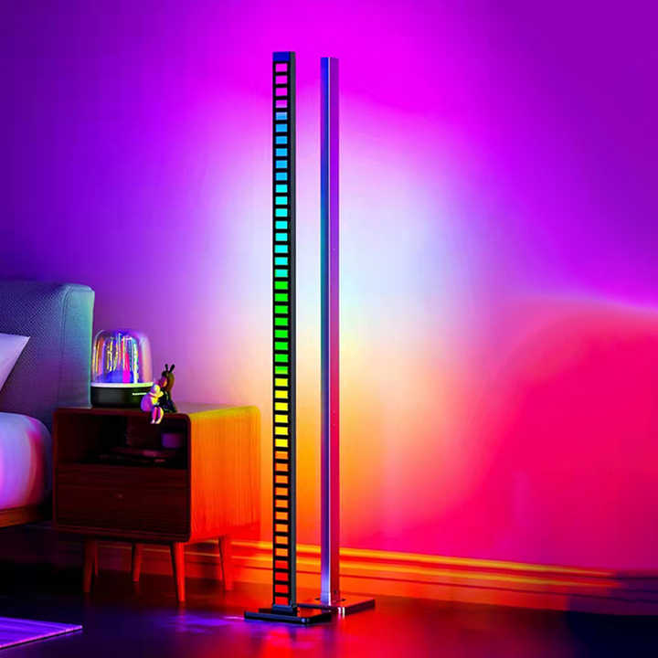 Smart floor rhythm light