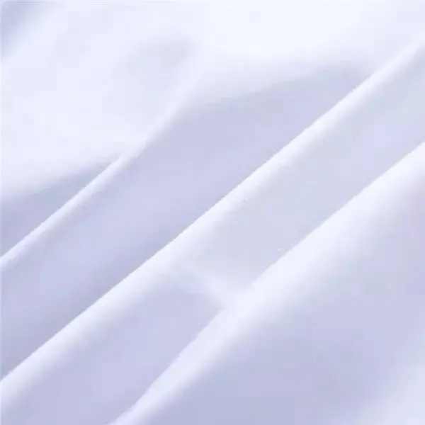 Luxury Hotel White 100% Cotton Bed Linen Bed Sheet Set 