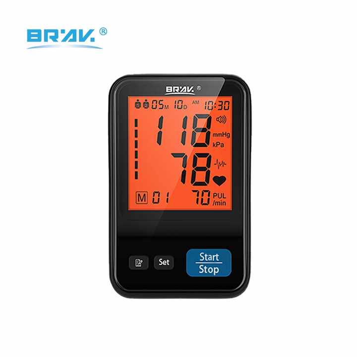 مقياس ضغط الدم الرقمي المحمول جهاز قياس . Portable Digital Blood Pressure Monitor Upper Arm Blood