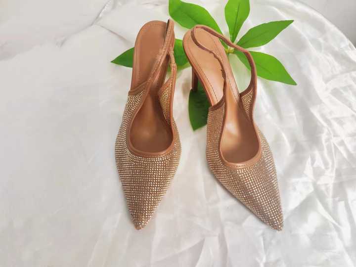 Luxury Diamond Women's High Heel Pumps Custom Made for Women 