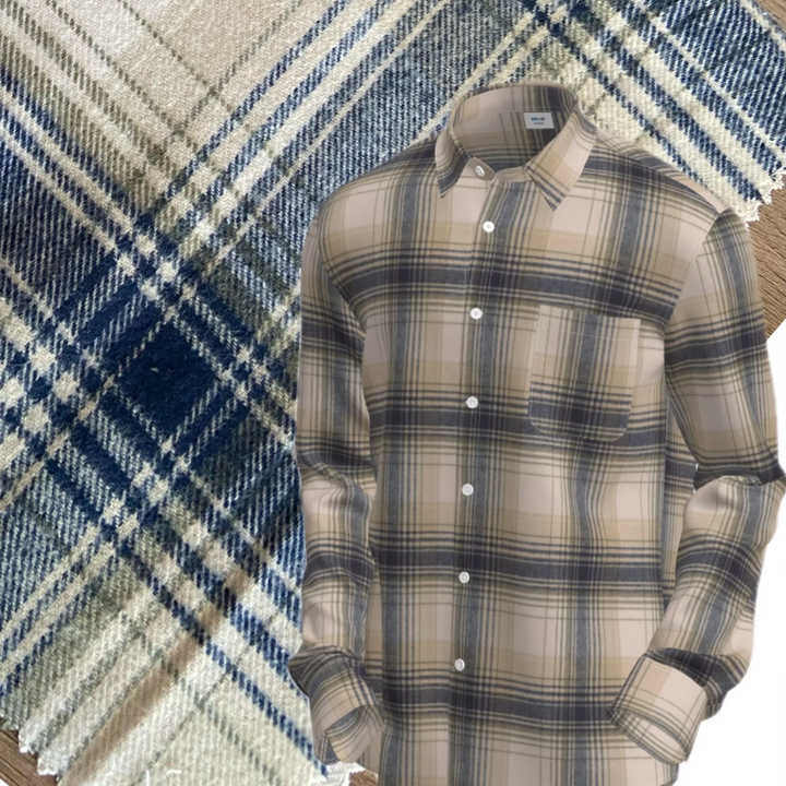 Brushing Cotton and Polyester Flannel 