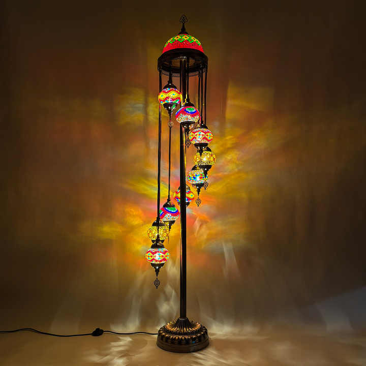 مصباح أرضي بتصميم بوهيمي - اكسسوارات