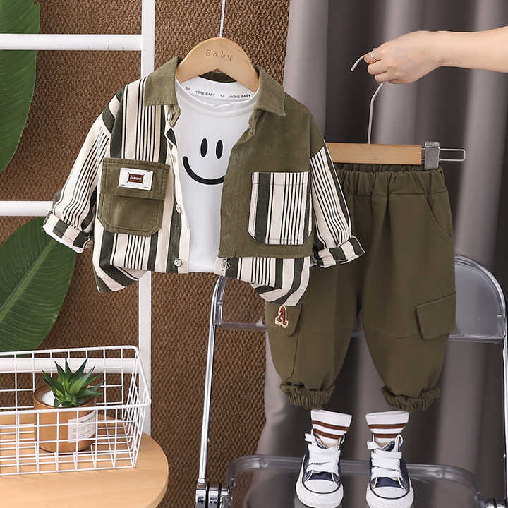 بنطلون اولاد بدلة من ثلاث قطع