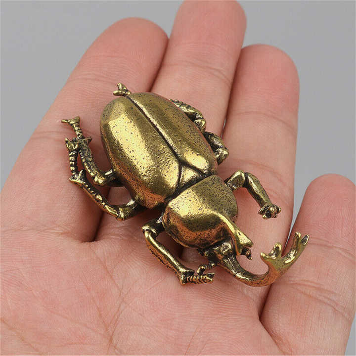 Solid Brass Insect Figurine Small Insect 